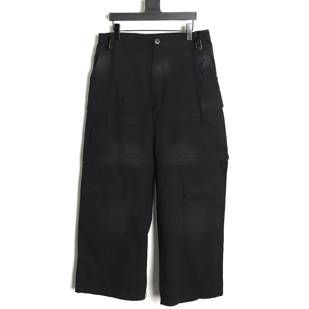 Balenciaga 23FW detachable cargo overalls