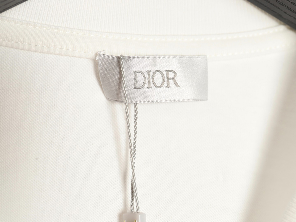 Dior bee embroidered logo couple short-sleeved T-shirt TSK1