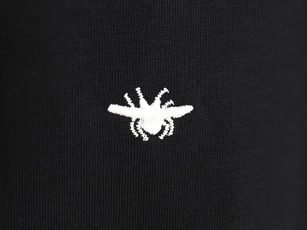 Dior bee embroidered logo couple short-sleeved T-shirt TSK2