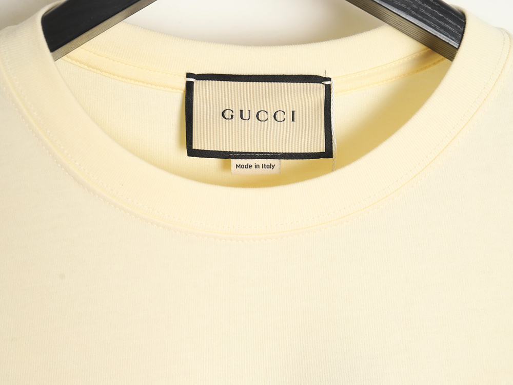 Gucci 24ss rabbit pattern print crew neck short sleeves TSK1
