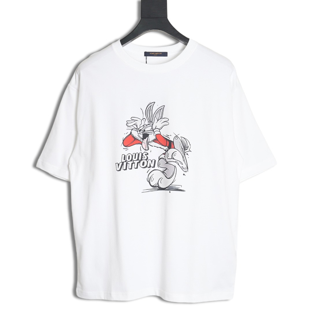 Louis Vuitton Disney co-branded red Bugs Bunny psychedelic short sleeve TSK1