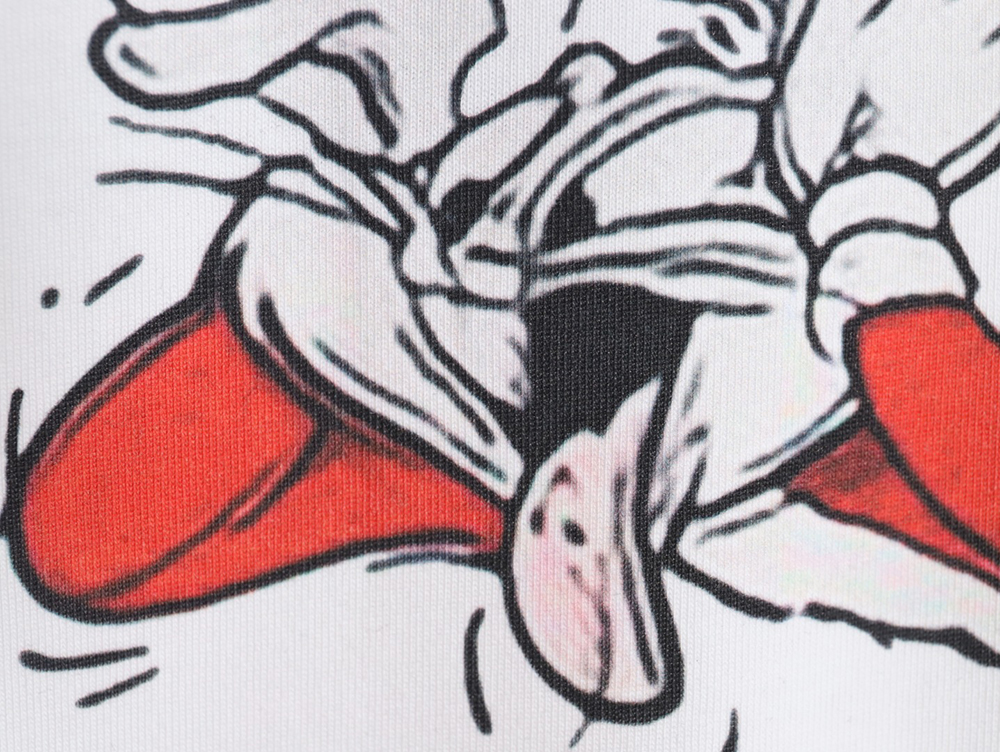 Louis Vuitton Disney co-branded red Bugs Bunny psychedelic short sleeve TSK1