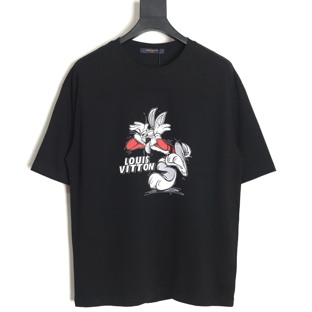 Louis Vuitton Disney co-branded red Bugs Bunny psychedelic short sleeve TSK2