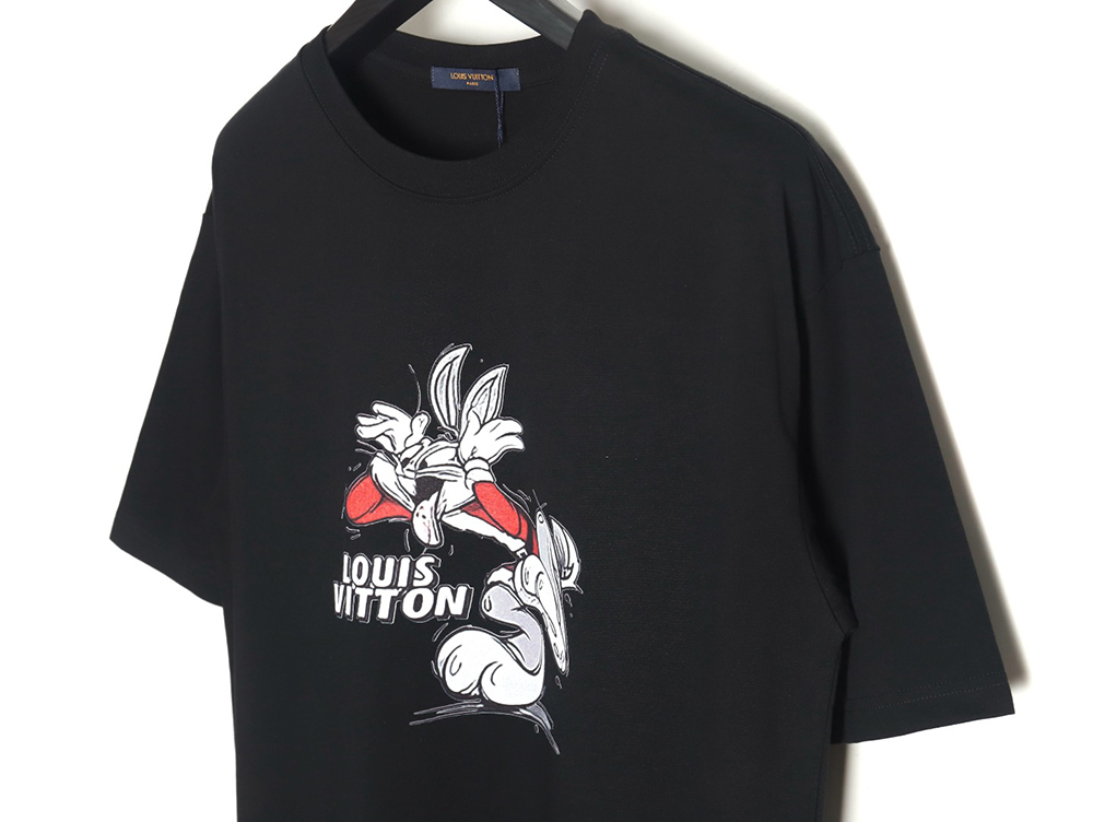 Louis Vuitton Disney co-branded red Bugs Bunny psychedelic short sleeve TSK2