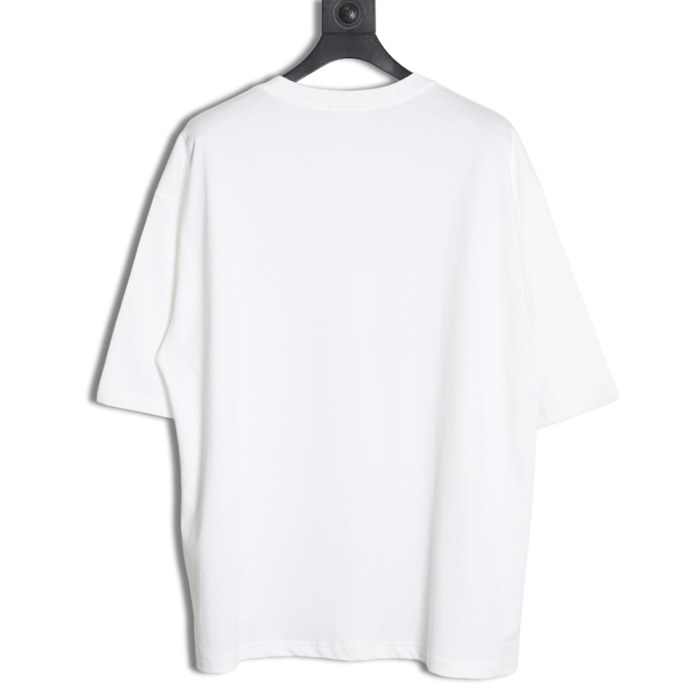 Prada 24ss nine-square square letter round neck short sleeve TSK1