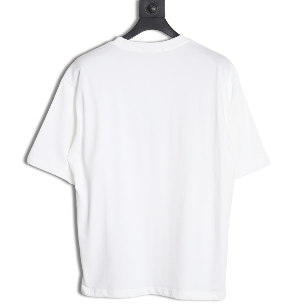 Prada 24ss triangle logo printed round neck short sleeves TSK1