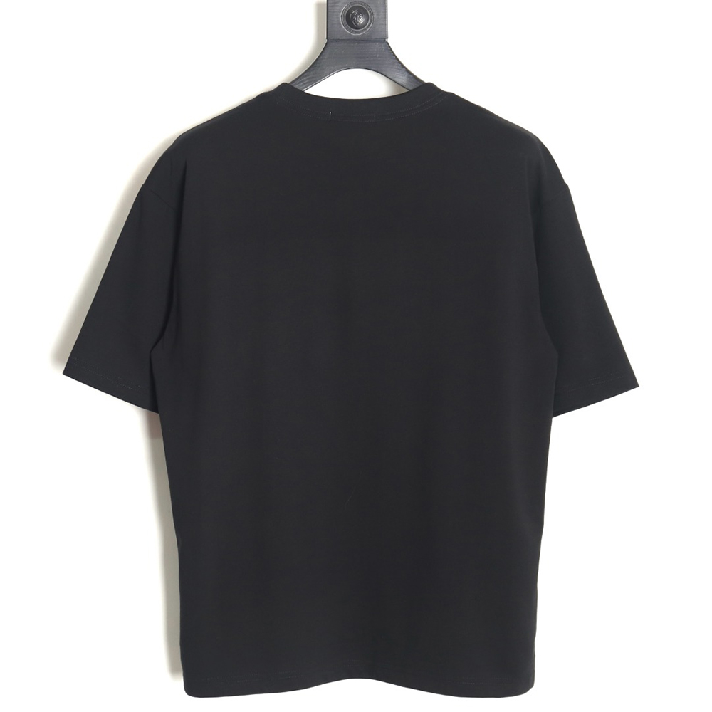 Prada 24ss triangle logo printed round neck short sleeves TSK2