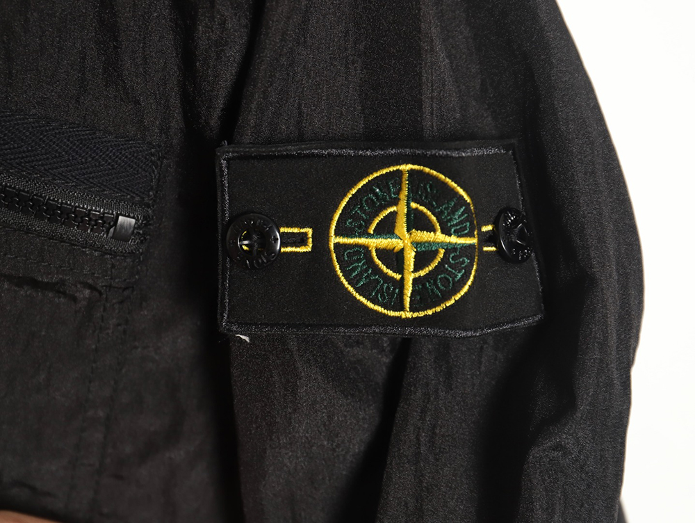 Stone Island Nylon Meta Series Metallic Nylon Long Sleeve Zipper Jacket Sun Protection Clothing TSK3