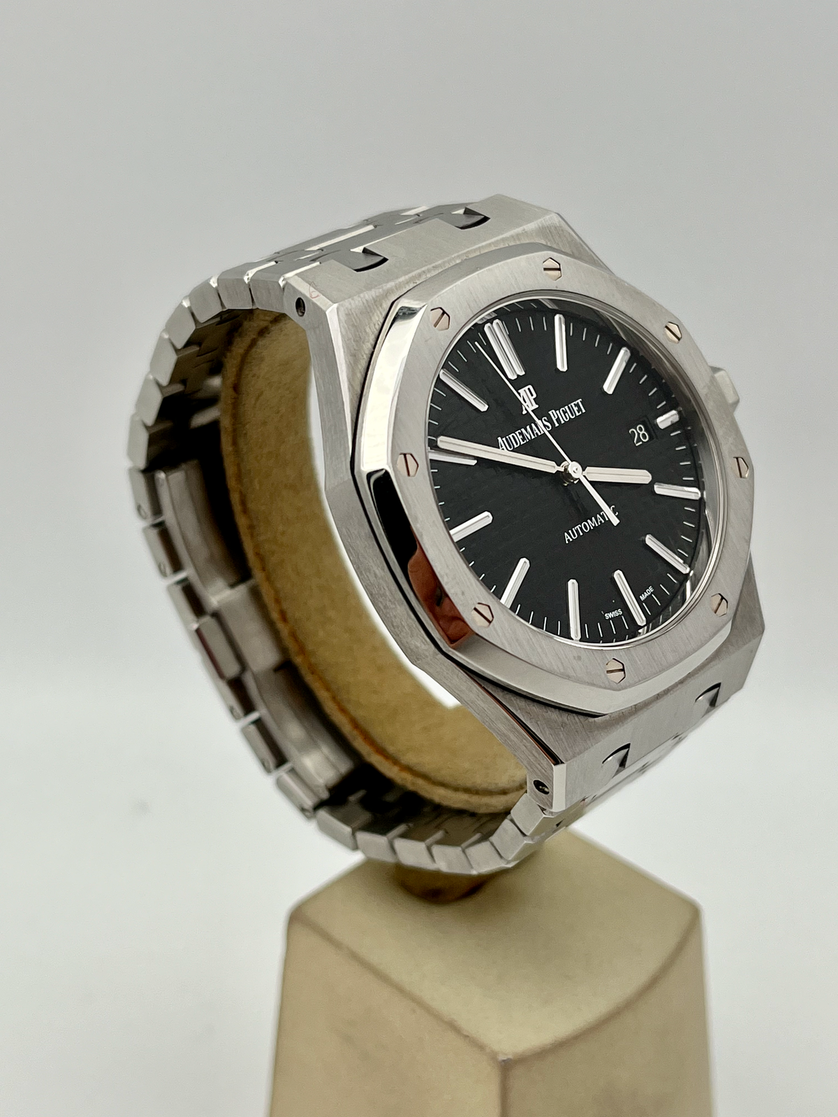 Audemars Piguet - Royal Oak 15400 SS/SS Black ZF V2 A3120