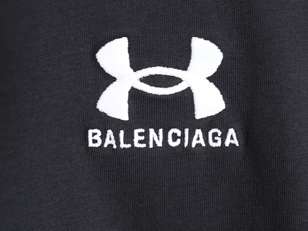 Balenciaga 24SS Under Armour co-branded short-sleeved T-shirt