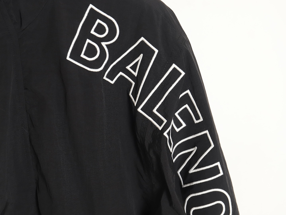 Balenciaga Blank Letter Embroidered Sports Suit Jacket