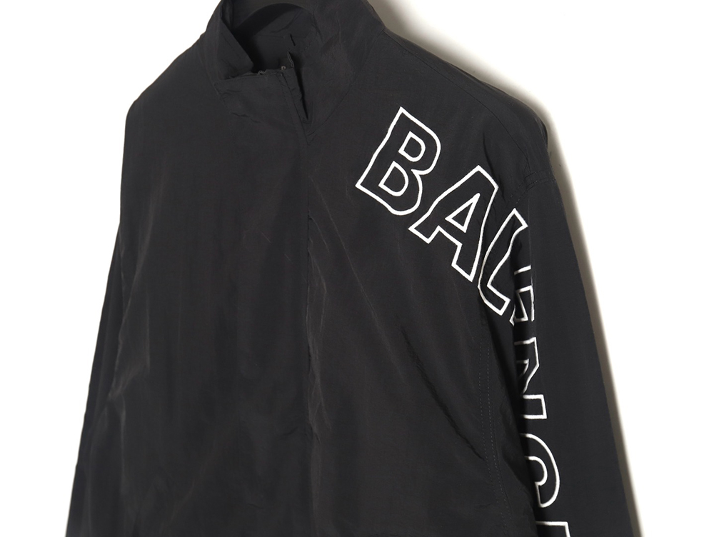 Balenciaga Blank Letter Embroidered Sports Suit Jacket