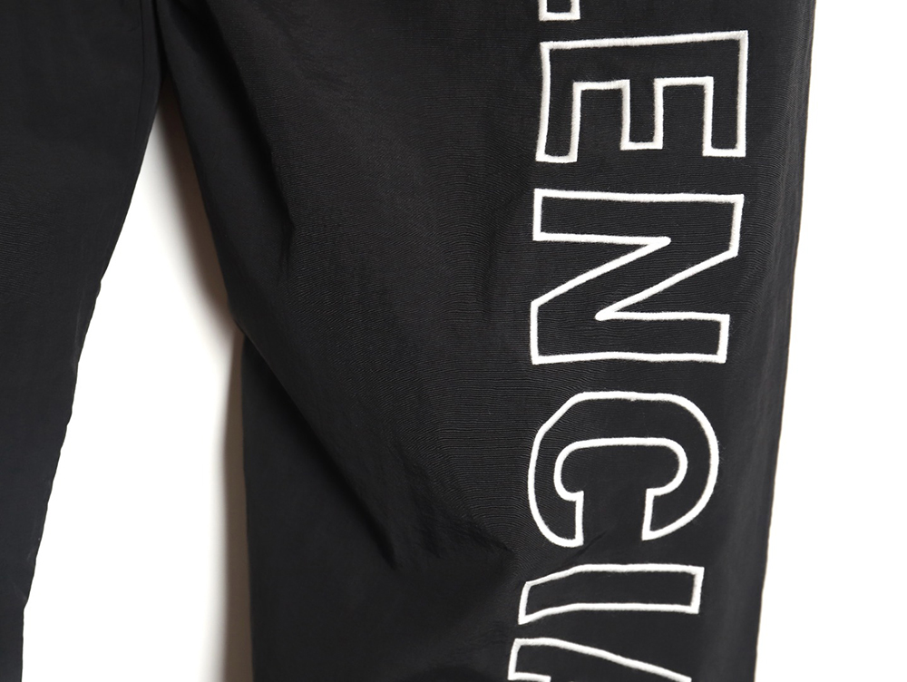 Balenciaga Blank Letters Embroidered Tracksuit Pants