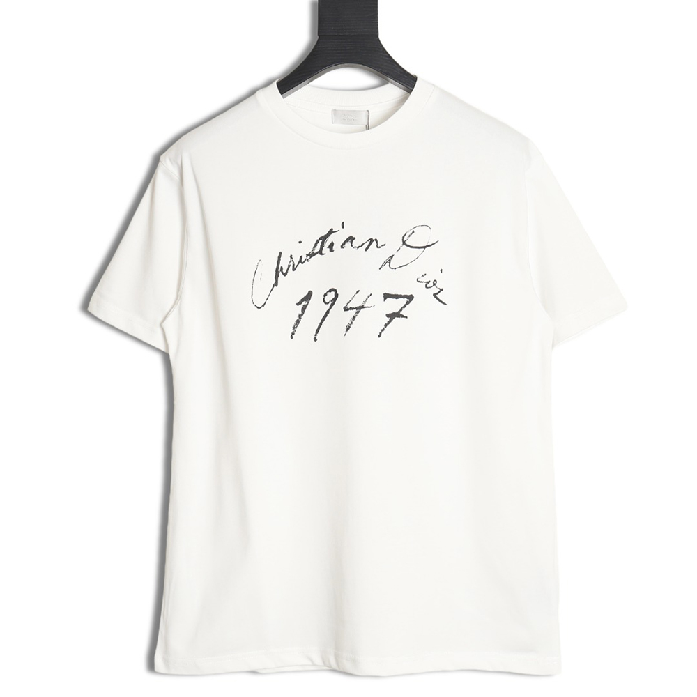 Dior 24SS 1947 signature print short-sleeved T-shirt