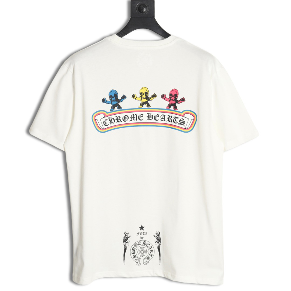 Chrome Hearts 24 new Foti skull cartoon short-sleeved T-shirt