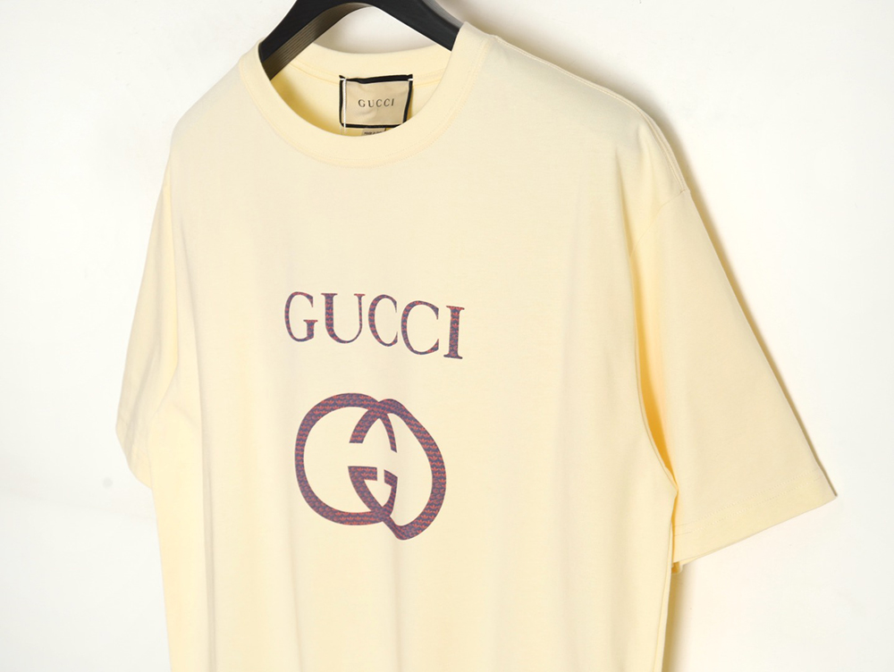 Gucci 24Ss Purple Label Interlocking Print Short Sleeve