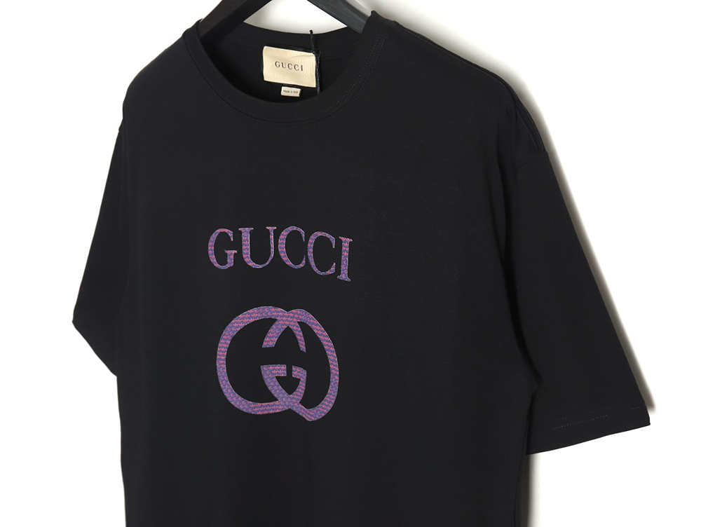 Gucci 24Ss Purple Label Interlocking Print Short Sleeve