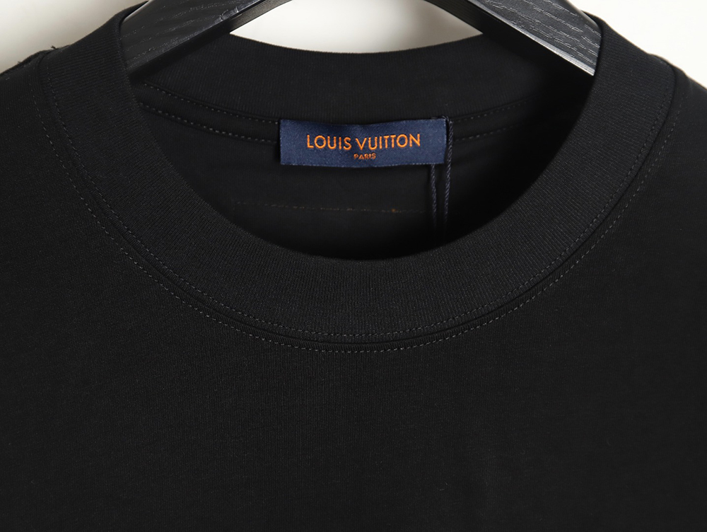 Louis Vuitton fake pocket 3d letter short sleeve