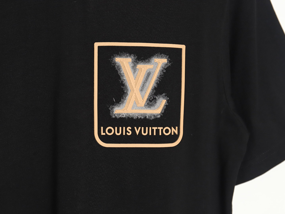 Louis Vuitton fake pocket 3d letter short sleeve