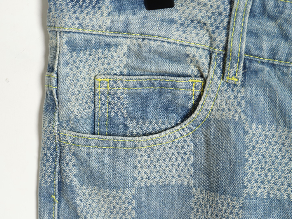 Louis Vuitton 24SS Checkerboard Denim Pants