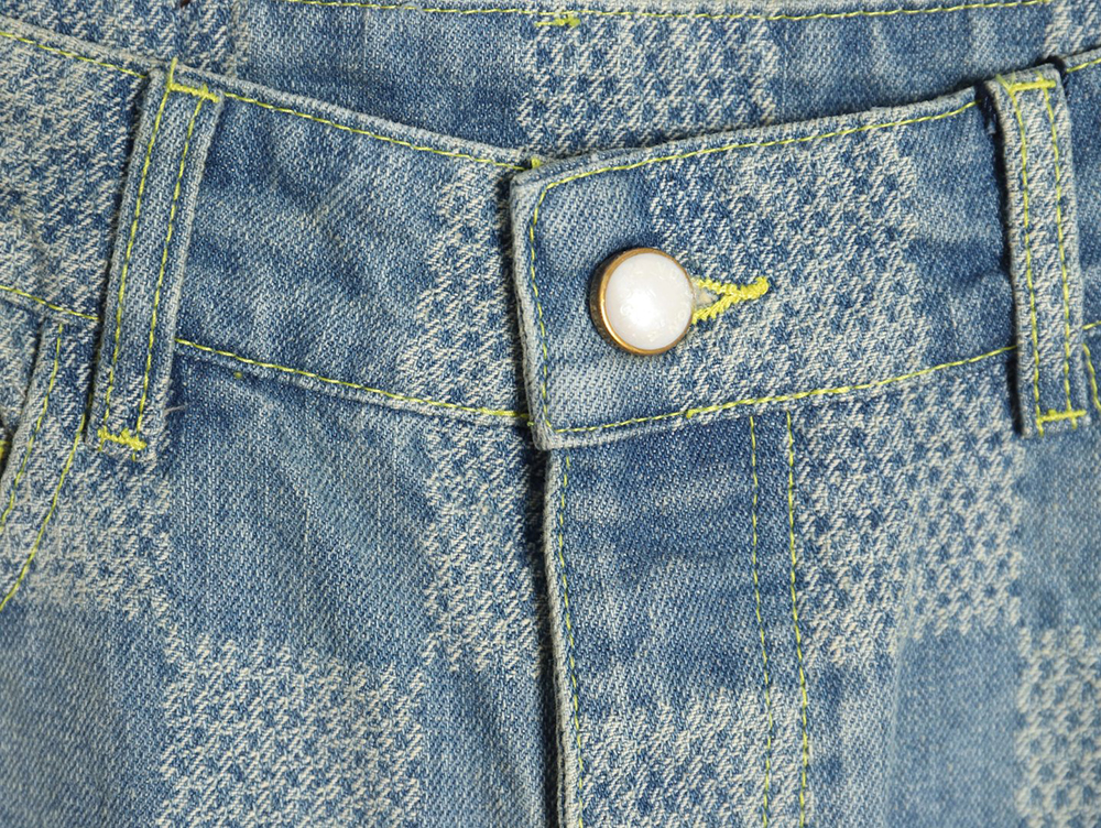 Louis Vuitton 24SS Checkerboard Denim Pants