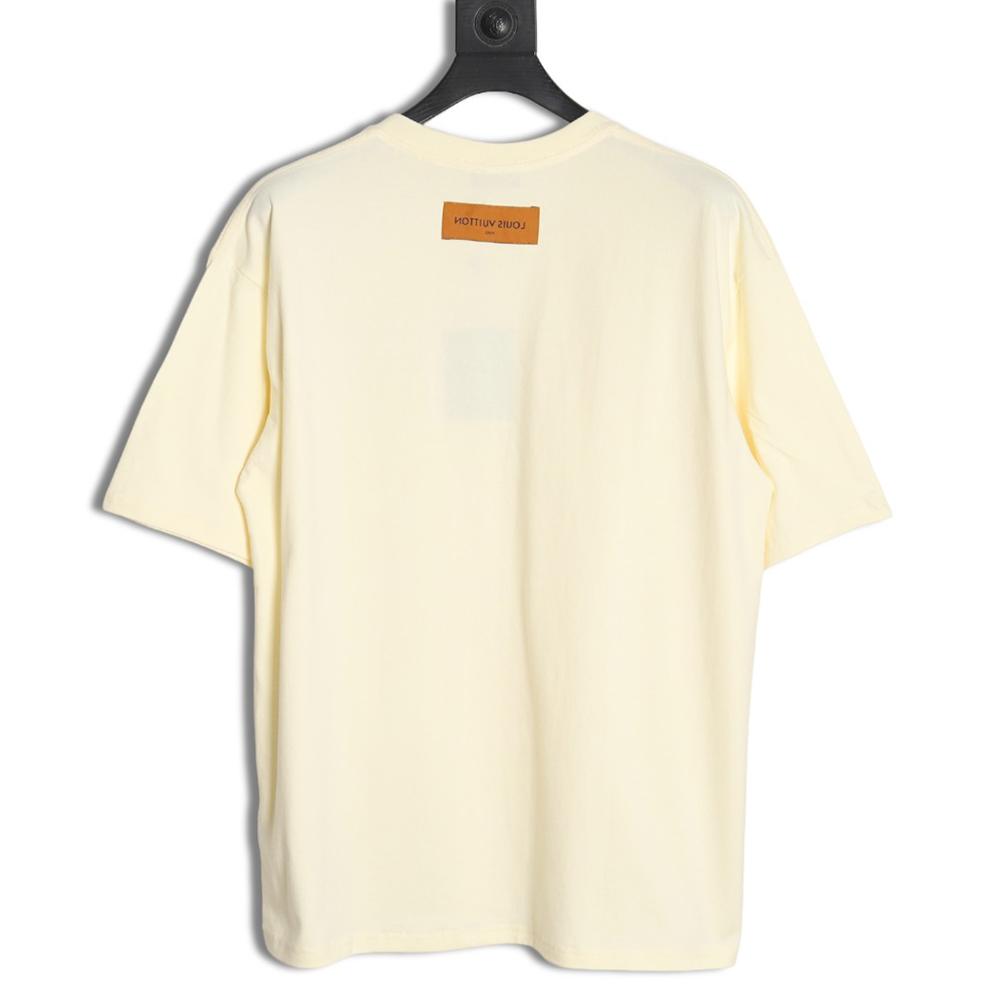 Louis Vuitton small logo embroidered short sleeves