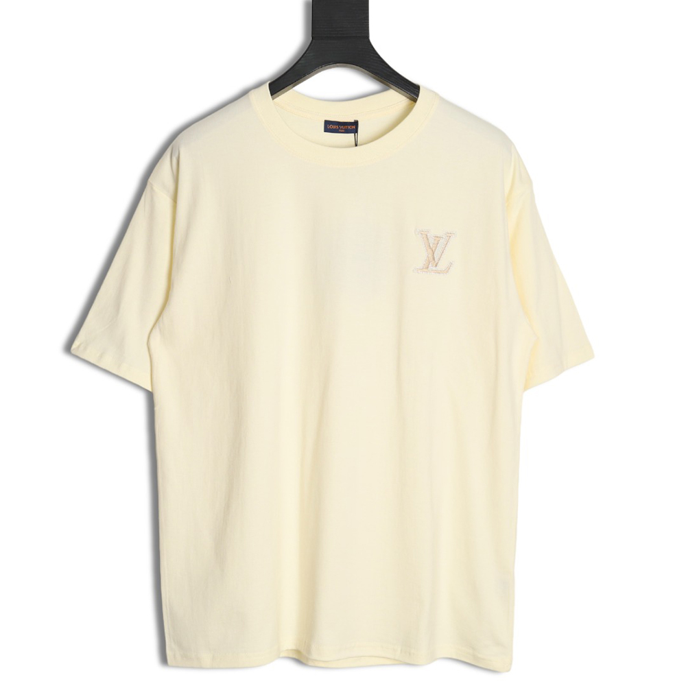 Louis Vuitton small logo embroidered short sleeves