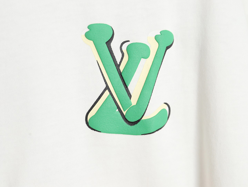 Louis Vuitton 24SS colorful letter logo print short-sleeved T-shirt