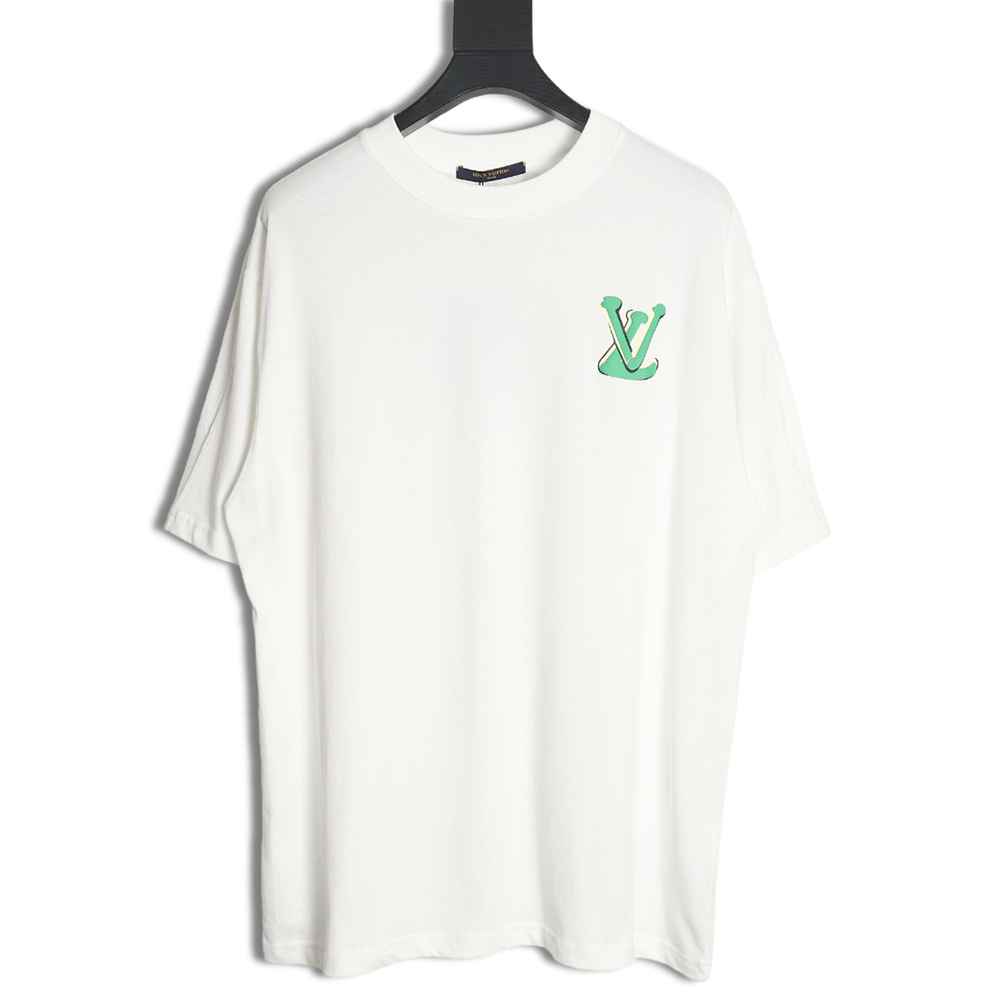 Louis Vuitton 24SS colorful letter logo print short-sleeved T-shirt