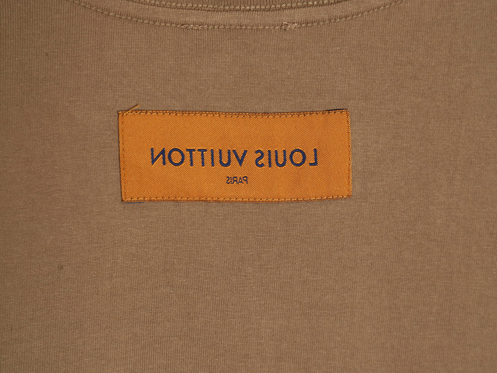 Louis Vuitton 24ss heavy embroidered logo short sleeve