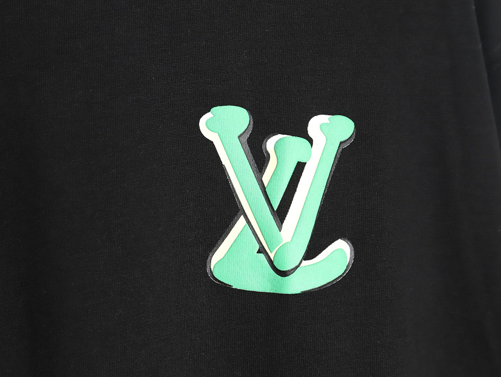 Louis Vuitton 24SS colorful letter logo print short-sleeved T-shirt