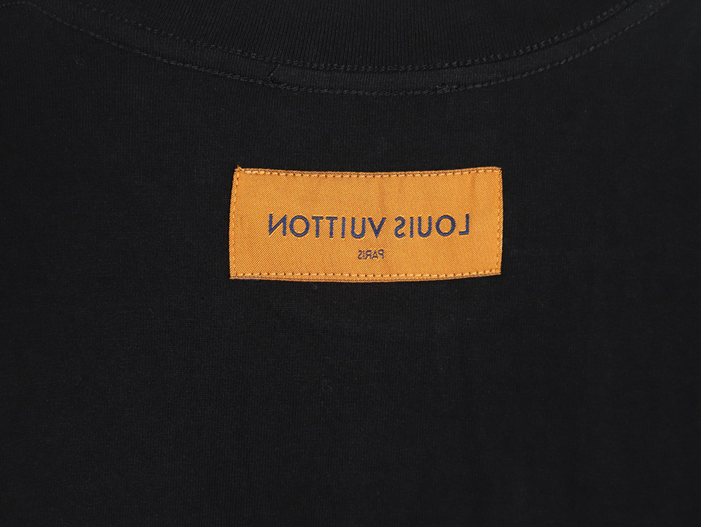 Louis Vuitton 24ss heavy embroidered logo short sleeve