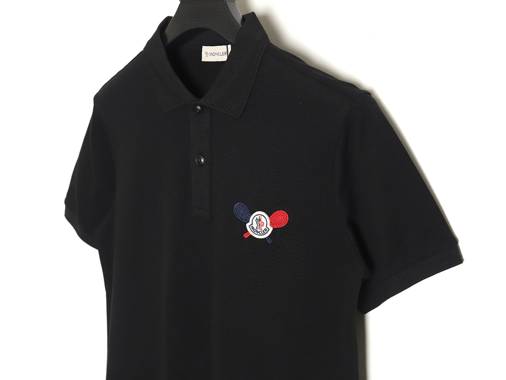 Moncler table tennis racket short-sleeved polo shirt