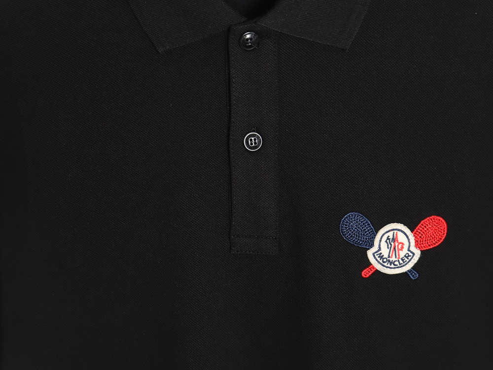 Moncler table tennis racket short-sleeved polo shirt