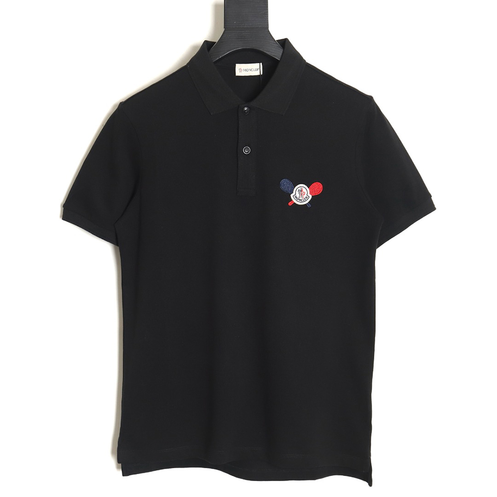 Moncler table tennis racket short-sleeved polo shirt