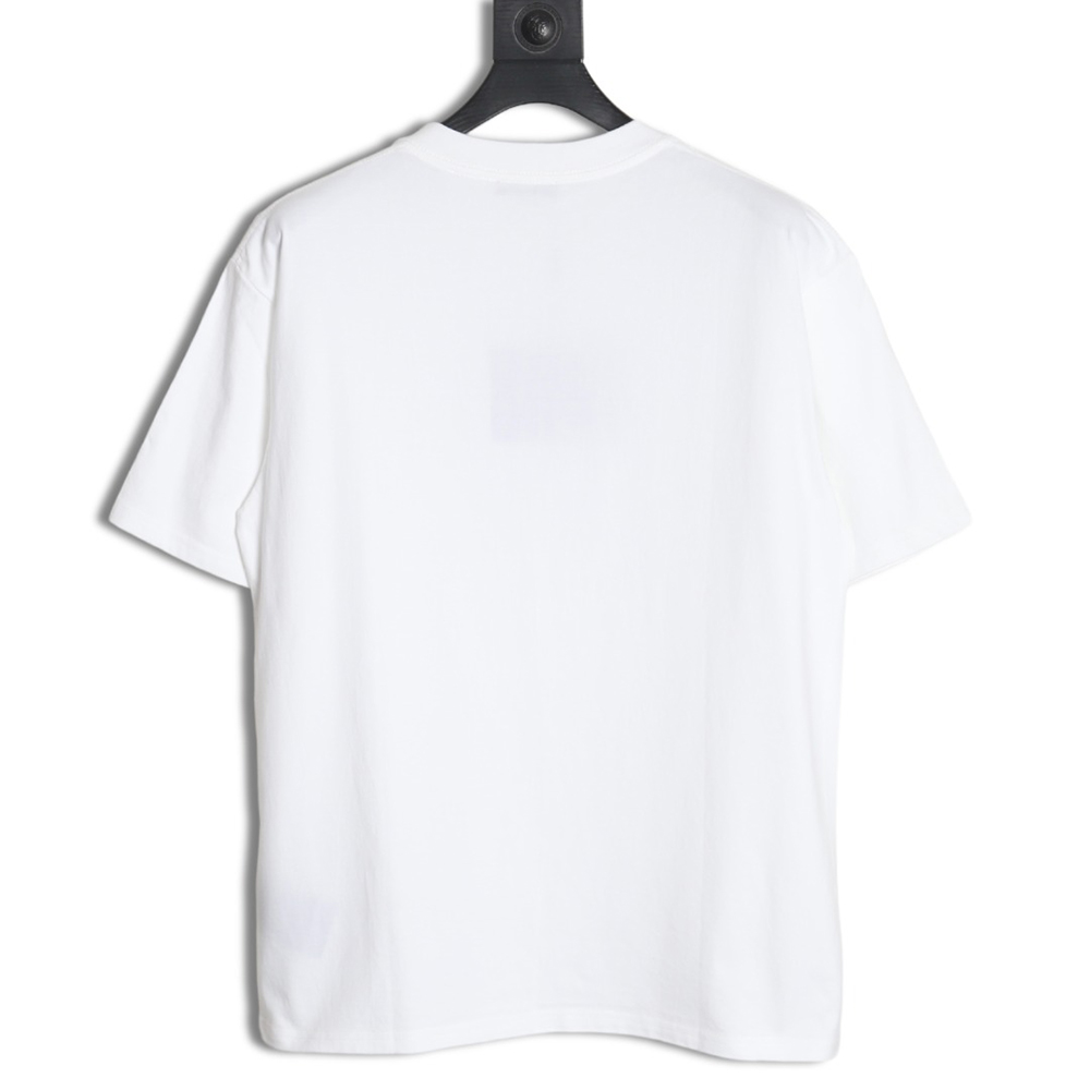 Prada 3D logo embroidered short-sleeved T-shirt