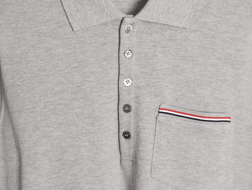 Thom Browne Classic Chest Pocket Polo Short Sleeve