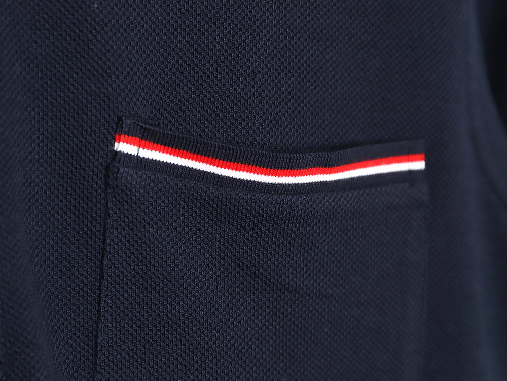 Thom Browne Classic Chest Pocket Polo Short Sleeve