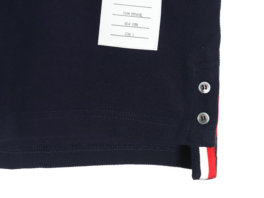 Thom Browne Classic Chest Pocket Polo Short Sleeve