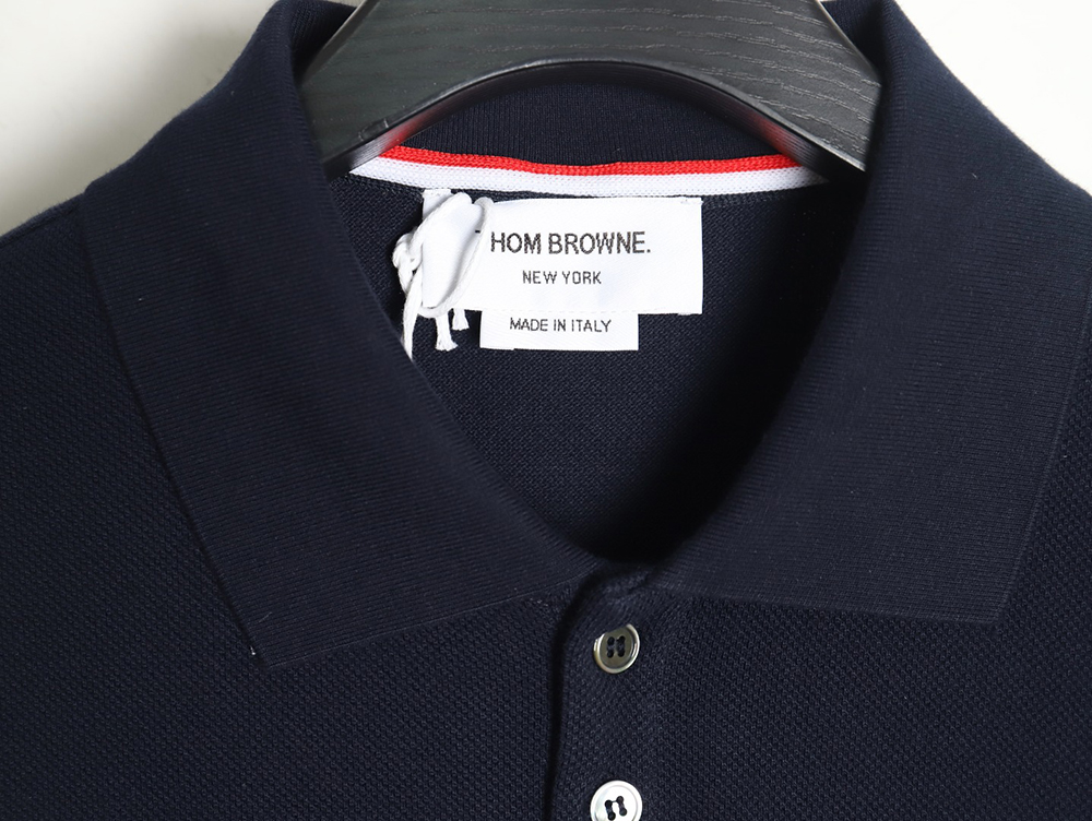 Thom Browne Classic Chest Pocket Polo Short Sleeve