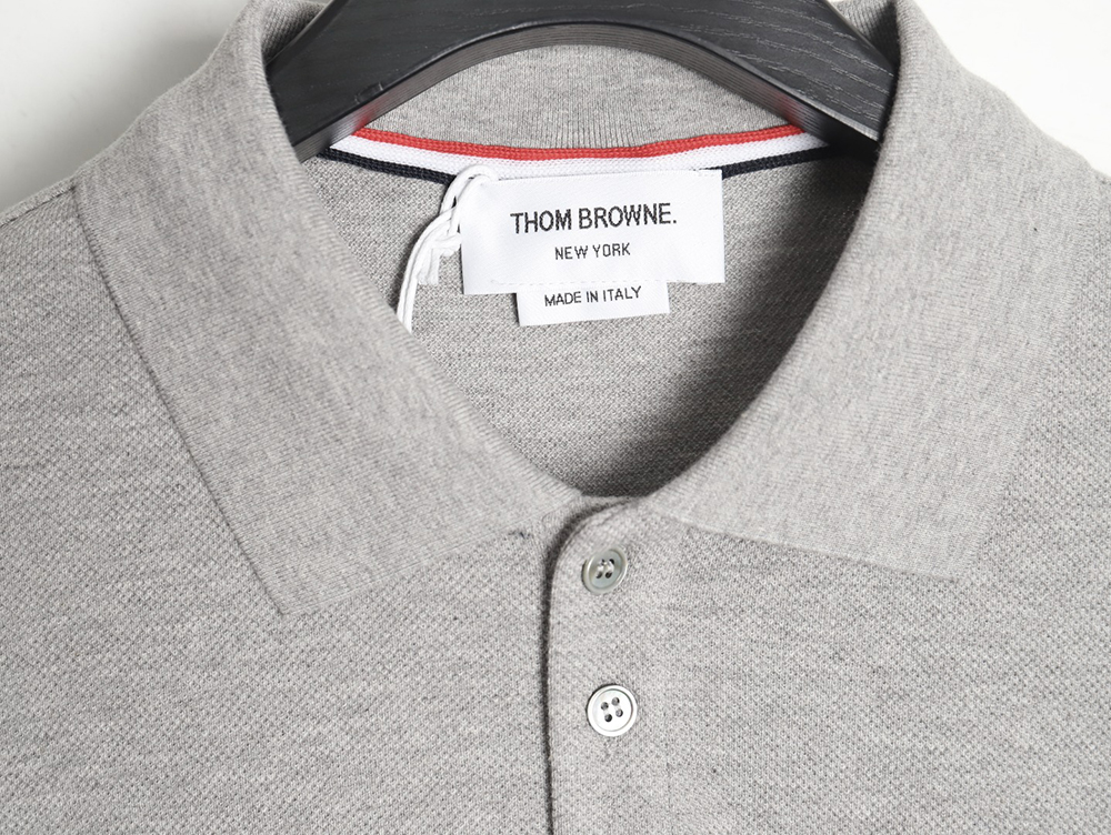 Thom Browne classic side four-bar Polo short sleeve