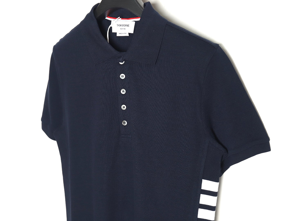 Thom Browne classic side four-bar Polo short sleeve