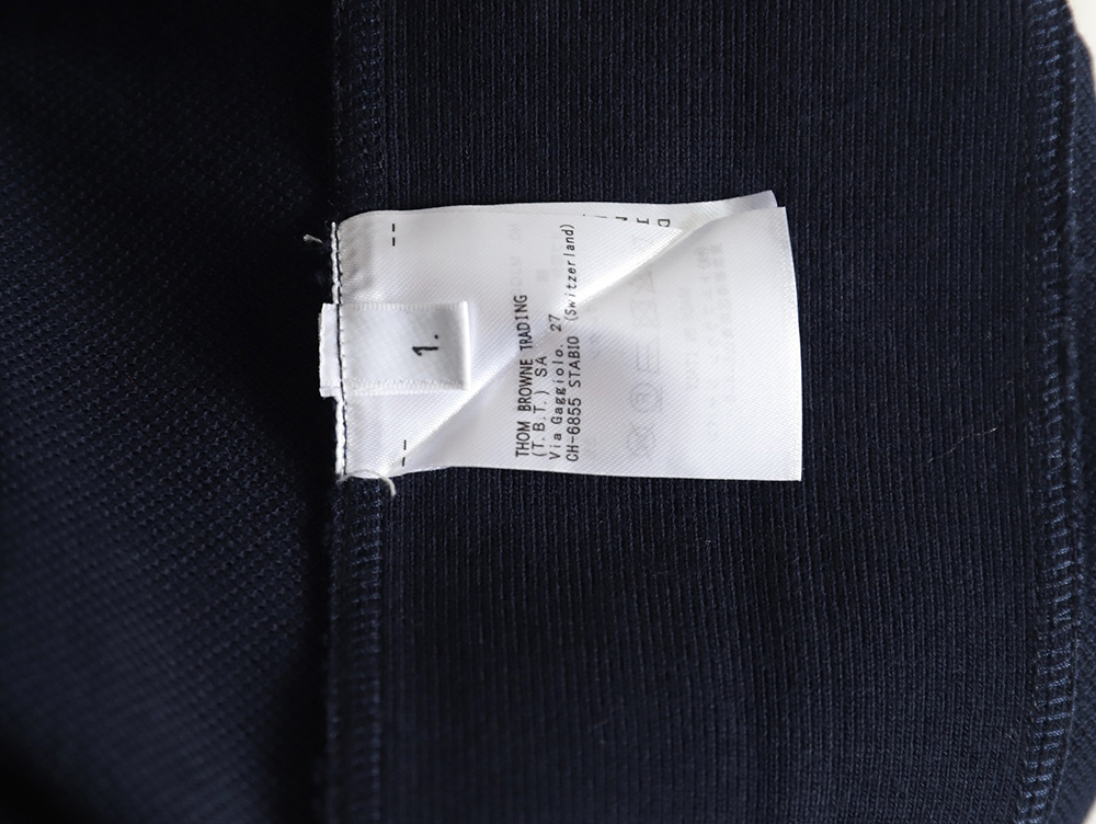 Thom Browne classic side four-bar Polo short sleeve