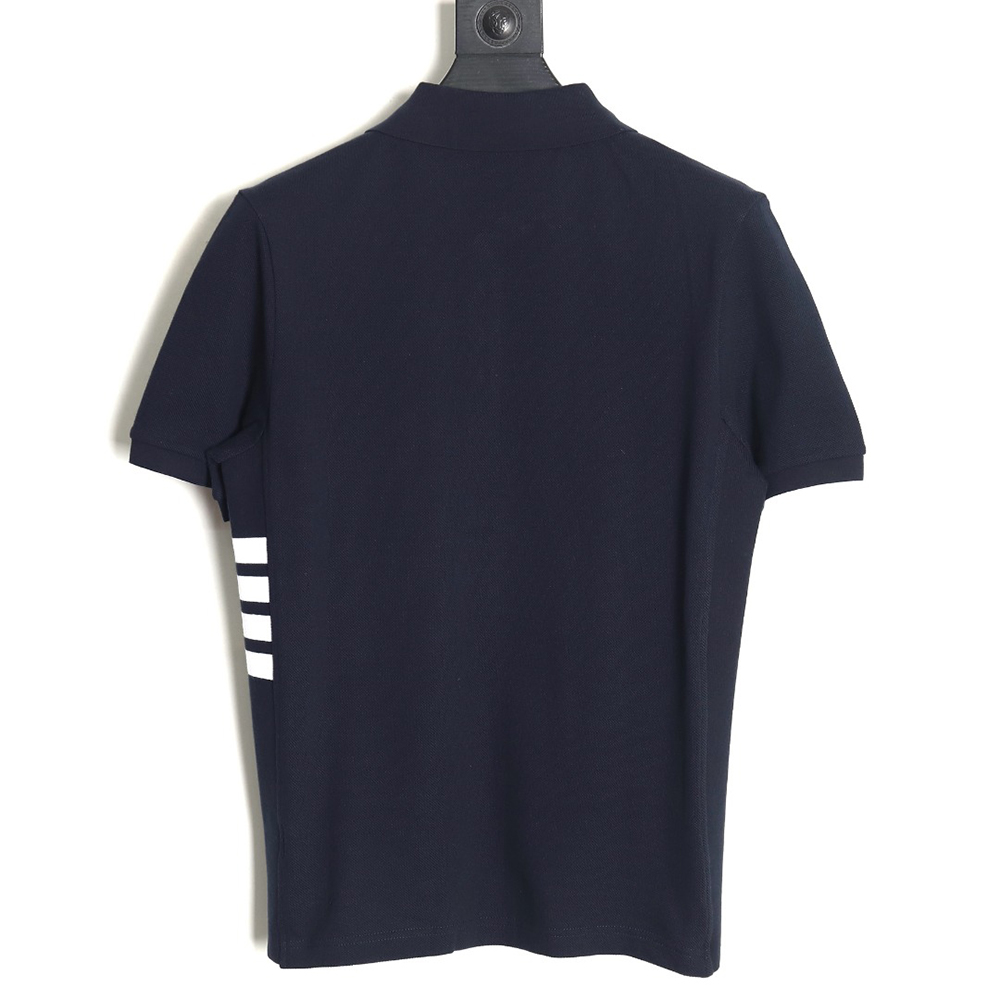 Thom Browne classic side four-bar Polo short sleeve