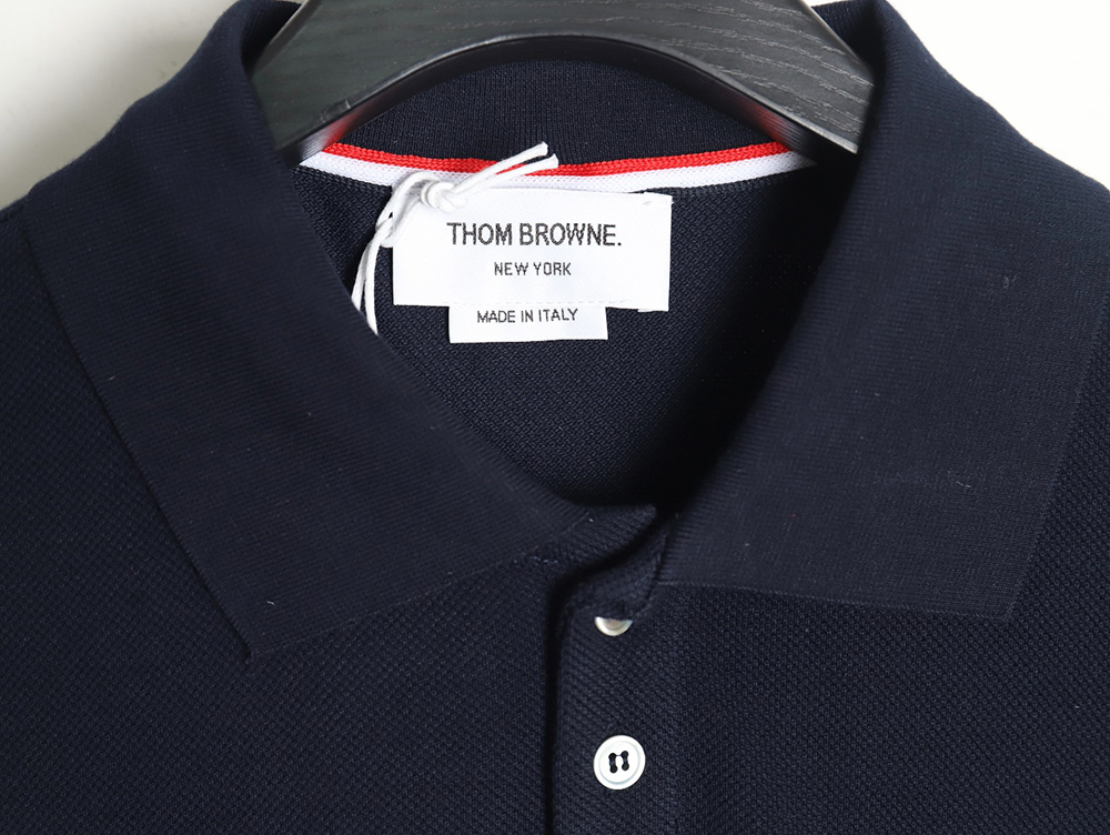 Thom Browne classic side four-bar Polo short sleeve