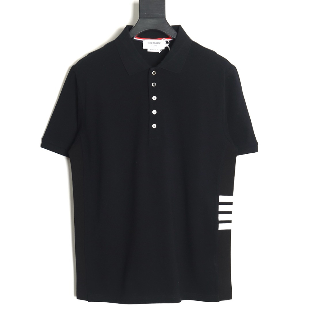 Thom Browne classic side four-bar Polo short sleeve