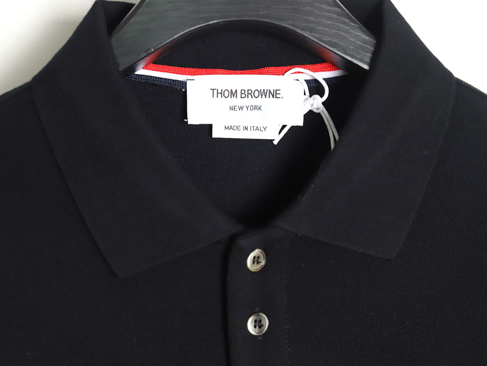 Thom Browne classic side four-bar Polo short sleeve