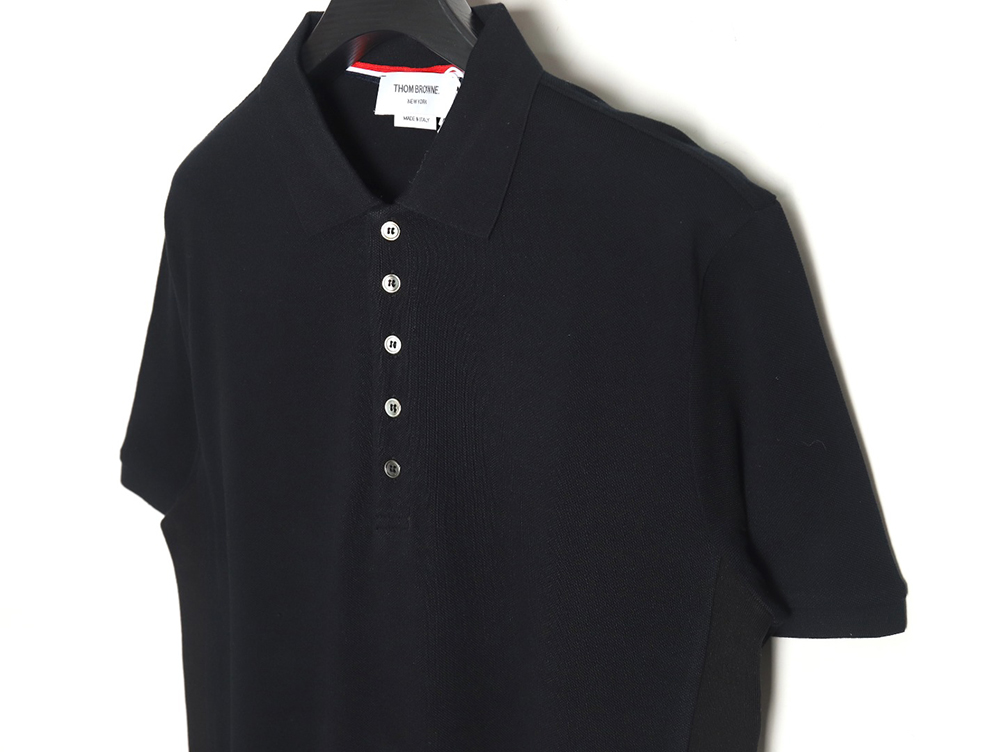 Thom Browne classic side four-bar Polo short sleeve