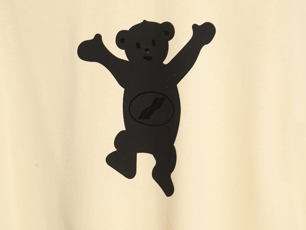 We11done 24SS Teddy Bear Flocked Short Sleeve