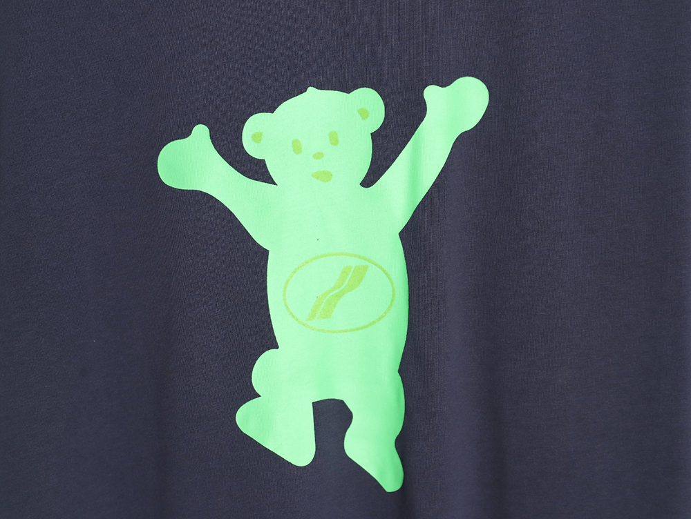 We11done 24SS Teddy Bear Flocked Short Sleeve